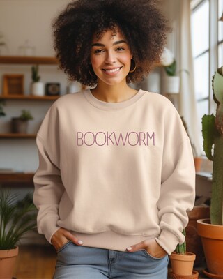 Bookworm Sweatshirt, Bookish Sweatshirt, Book Club Gift, Bookworm Sweater, Book Club Sweatshirt, Book Sweatshirt, Book Lover, Book Crewneck - image3